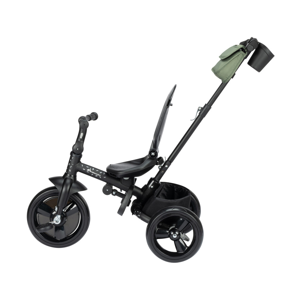 Bebe Confort Windy - дитячий триколісний велосипед, батьківська ручка, кошик • Mineral Green (1144116210)