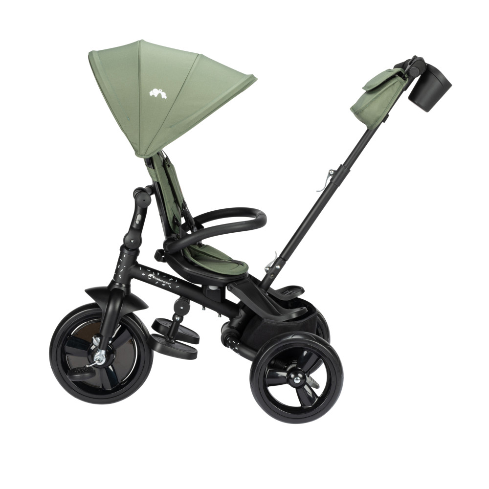 Bebe Confort Windy - дитячий триколісний велосипед, батьківська ручка, кошик • Mineral Green (1144116210)