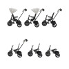 Bebe Confort Windy - дитячий триколісний велосипед, батьківська ручка, кошик • Tinted Grey (1144077210)