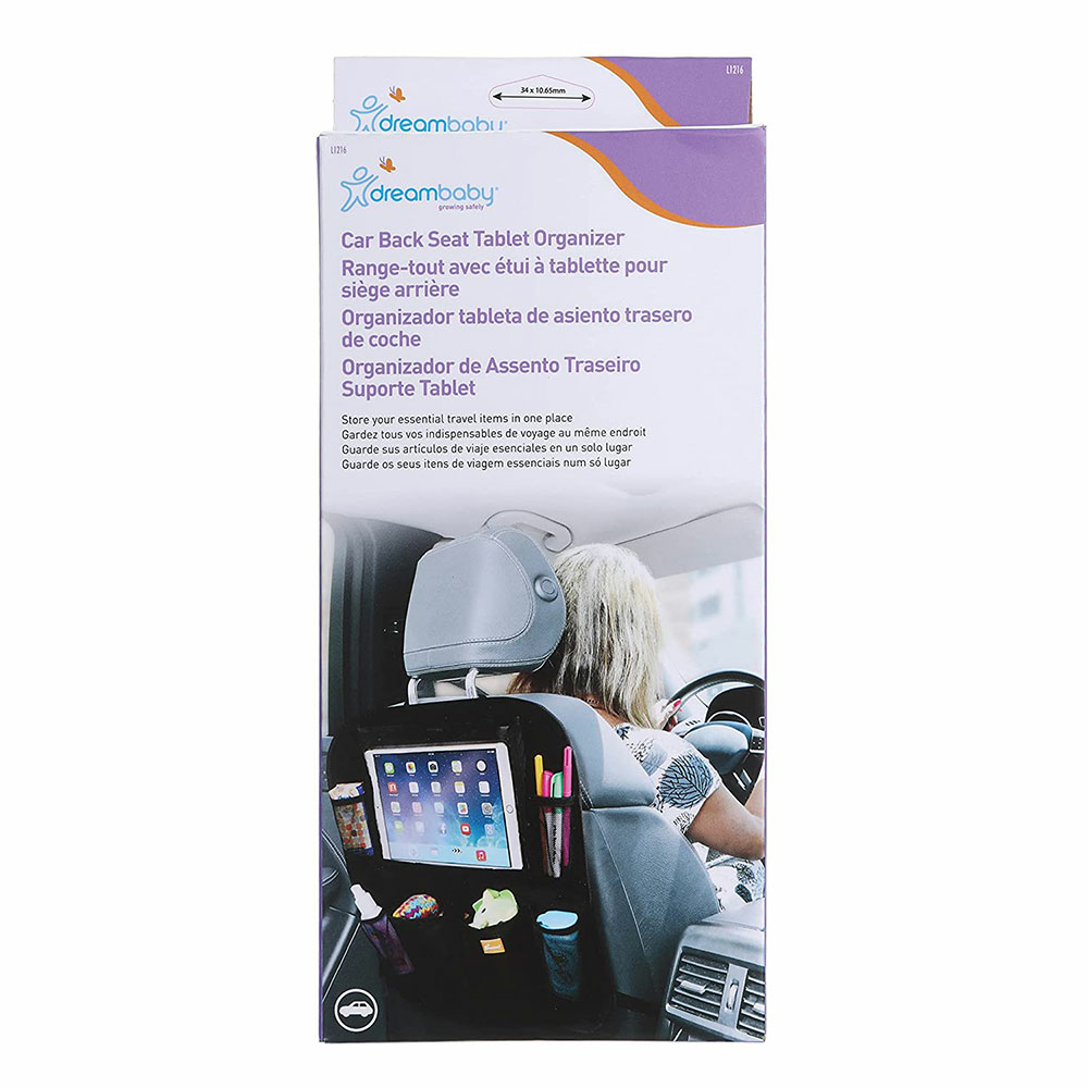 Органайзер DreamBaby на сиденье с держателем для планшета Органайзер DreamBaby на сиденье с держателем для планшета