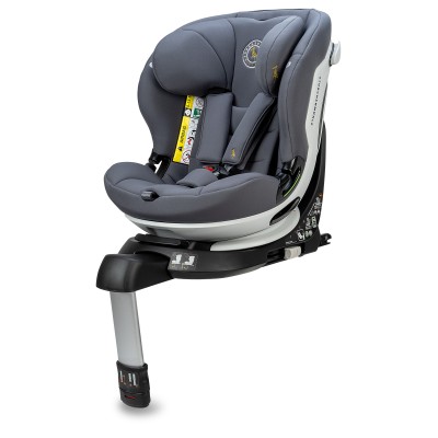 Storchenmuhle Niki kid i-Size - поворотное детское автокресло (от 15 месяцев до 12 лет / 76 - 150 см), установка с Isofix или 3-точечным ремнем безопасности (от 100 см) • Asphalt (102-265-306)