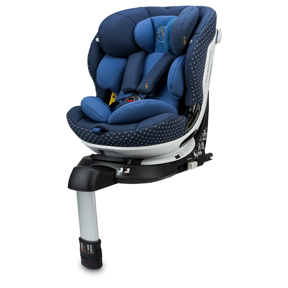 Storchenmuhle Niki complete i-Size - поворотне дитяче автокрісло для новонародженого (від народження до 12 років / 40 - 150 см), система кріплення Isofix • Iris (108-275-307)