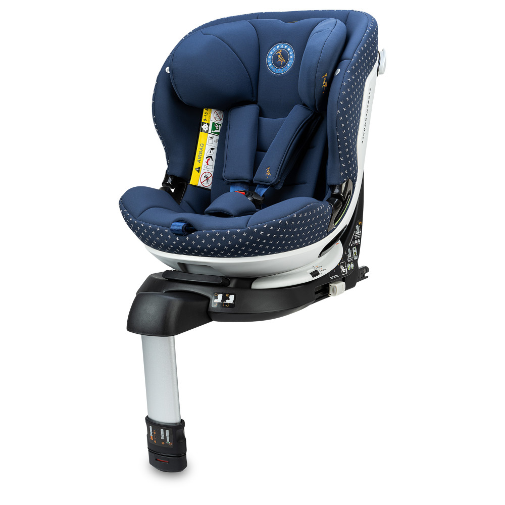 Storchenmuhle Niki complete i-Size - поворотне дитяче автокрісло для новонародженого (від народження до 12 років / 40 - 150 см), система кріплення Isofix • Iris (108-275-307) Storchenmuhle Niki complete i-Size - поворотне дитяче автокрісло для новонародженого (від народження до 12 років / 40 - 150 см), система кріплення Isofix • Iris (108-275-307)
