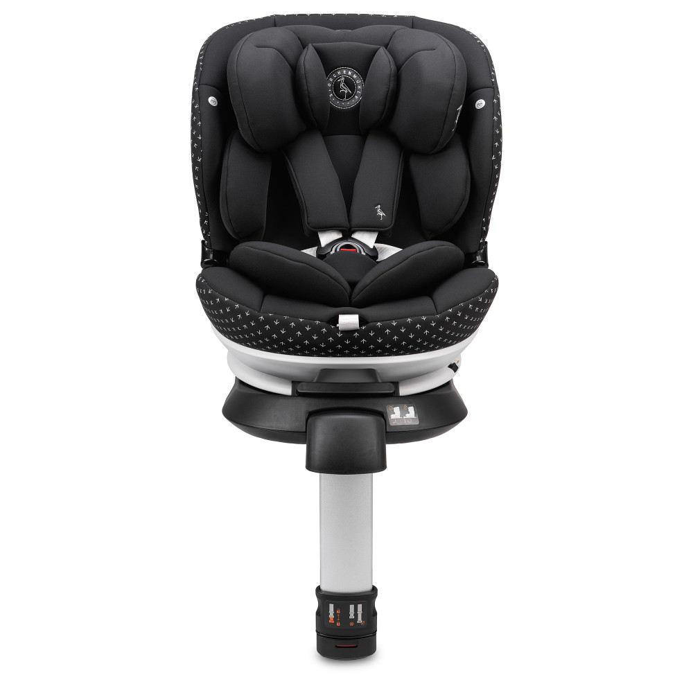 Storchenmuhle Niki complete i-Size - поворотне дитяче автокрісло для новонародженого (від народження до 12 років / 40 - 150 см), система кріплення Isofix • Onyx (108-275-305)