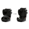 Cybex Pallas G3 - автокресло для ребенка (от 15 месяцев до 12 лет / 76 - 150 см) со столиком безопасности, установка по ходу движения, крепление ISOFIX и Top Tether • Magic Black Comfort