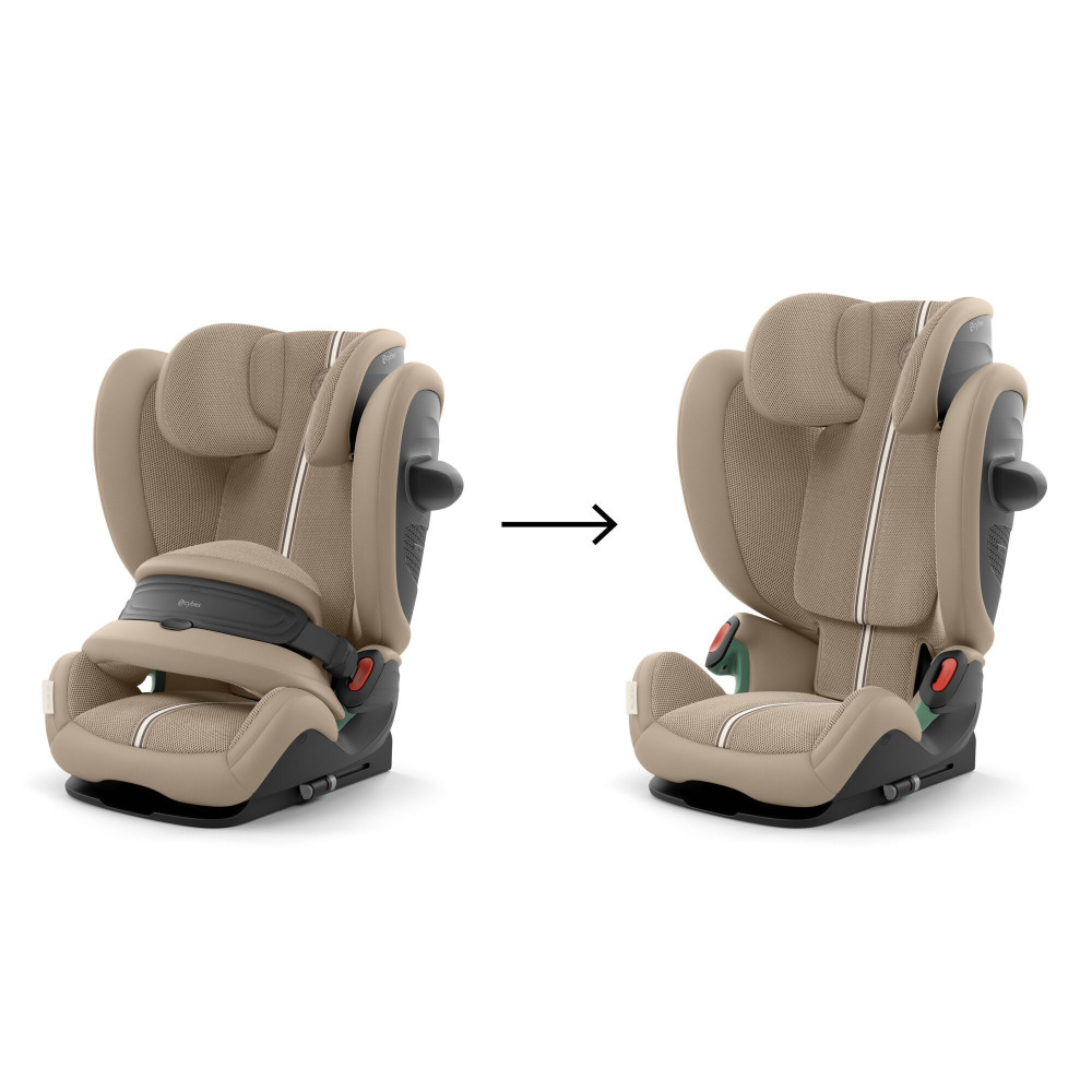 Cybex Pallas G3 - автокресло для ребенка (от 15 месяцев до 12 лет / 76 - 150 см) со столиком безопасности, установка по ходу движения, крепление ISOFIX и Top Tether • Almond Beige Plus Cybex Pallas G3 - автокресло для ребенка (от 15 месяцев до 12 лет / 76 - 150 см) со столиком безопасности, установка по ходу движения, крепление ISOFIX и Top Tether • Almond Beige Plus