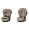 Cybex Pallas G3 - автокресло для ребенка (от 15 месяцев до 12 лет / 76 - 150 см) со столиком безопасности, установка по ходу движения, крепление ISOFIX и Top Tether • Almond Beige Plus