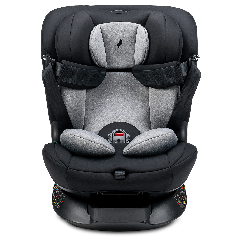 Osann Taos360 i-Size - поворотное детское автокресло (с рождения до 12 лет / 40 - 150 см), крепление ISOFIX • Grey Melange