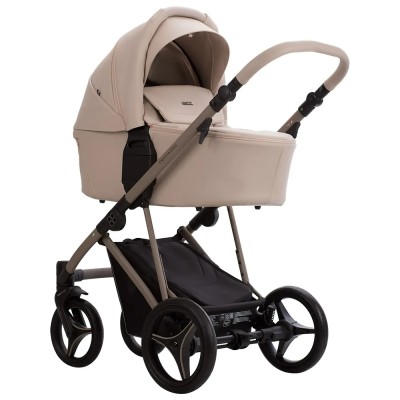 Bebetto Pelpasso Pro - универсальная коляска 2в1, лёгкая конструкция и эффективная амортизация, экокожа, влагостойкость • 02 Kashmir