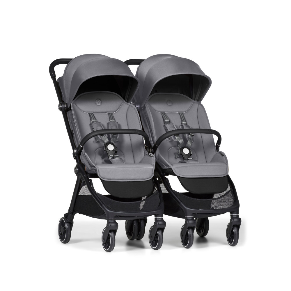 Bumprider Connect mini - прогулочная детская коляска, выдвижная подставка для ног, премиальная система ремней EasySlide • Grey