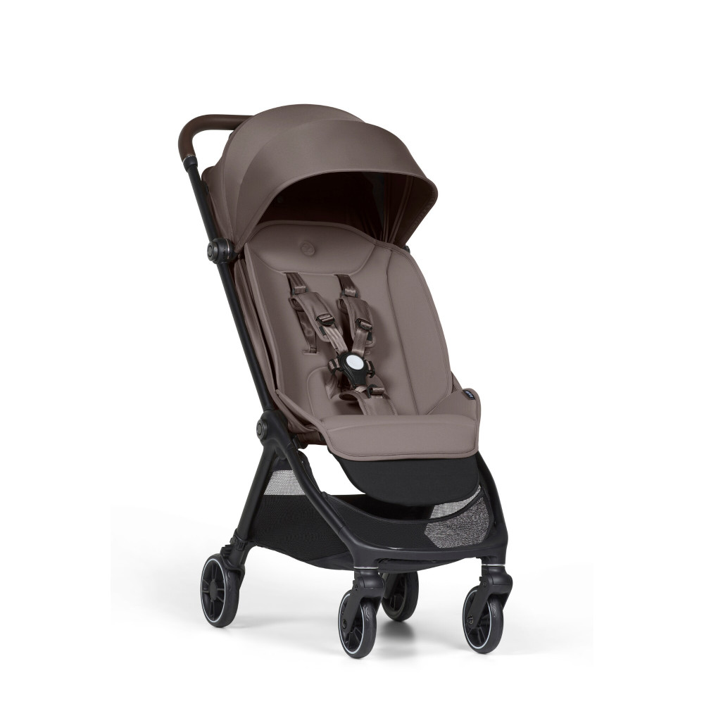 Bumprider Connect mini - прогулочная детская коляска, выдвижная подставка для ног, премиальная система ремней EasySlide • Taupe