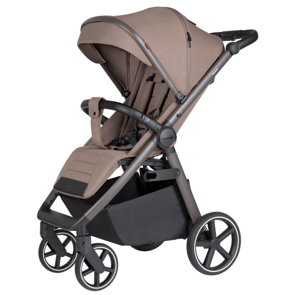 Carrello Bravo SL Deluxe CRL-5520 - прогулочная коляска с большими колесами, всесезонная, регулируемая амортизация, индивидуальная окраска рамы • Desert Beige Carrello Bravo SL Deluxe CRL-5520 - прогулочная коляска с большими колесами, всесезонная, регулируемая амортизация, индивидуальная окраска рамы • Desert Beige