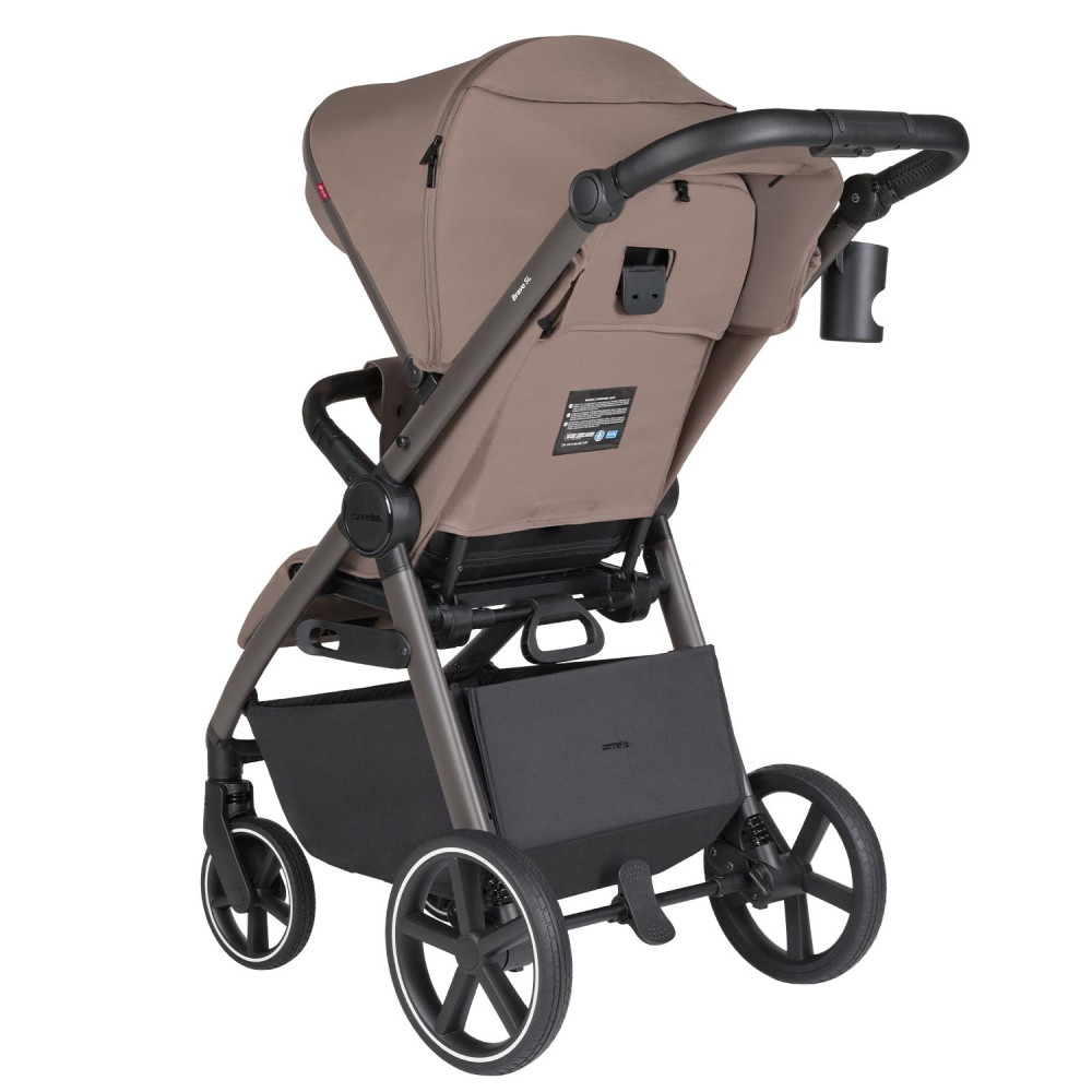 Carrello Bravo SL Deluxe CRL-5520 - прогулочная коляска с большими колесами, всесезонная, регулируемая амортизация, индивидуальная окраска рамы • Desert Beige Carrello Bravo SL Deluxe CRL-5520 - прогулочная коляска с большими колесами, всесезонная, регулируемая амортизация, индивидуальная окраска рамы • Desert Beige