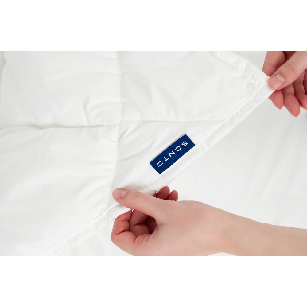 Sonto Sleepset - дитяча ковдра з кнопками на кутках 90х115 см • White