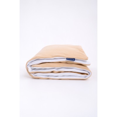 Sonto Sleepset - дитяча підковдра з кнопками на кутках 90х115 см • Кавовий