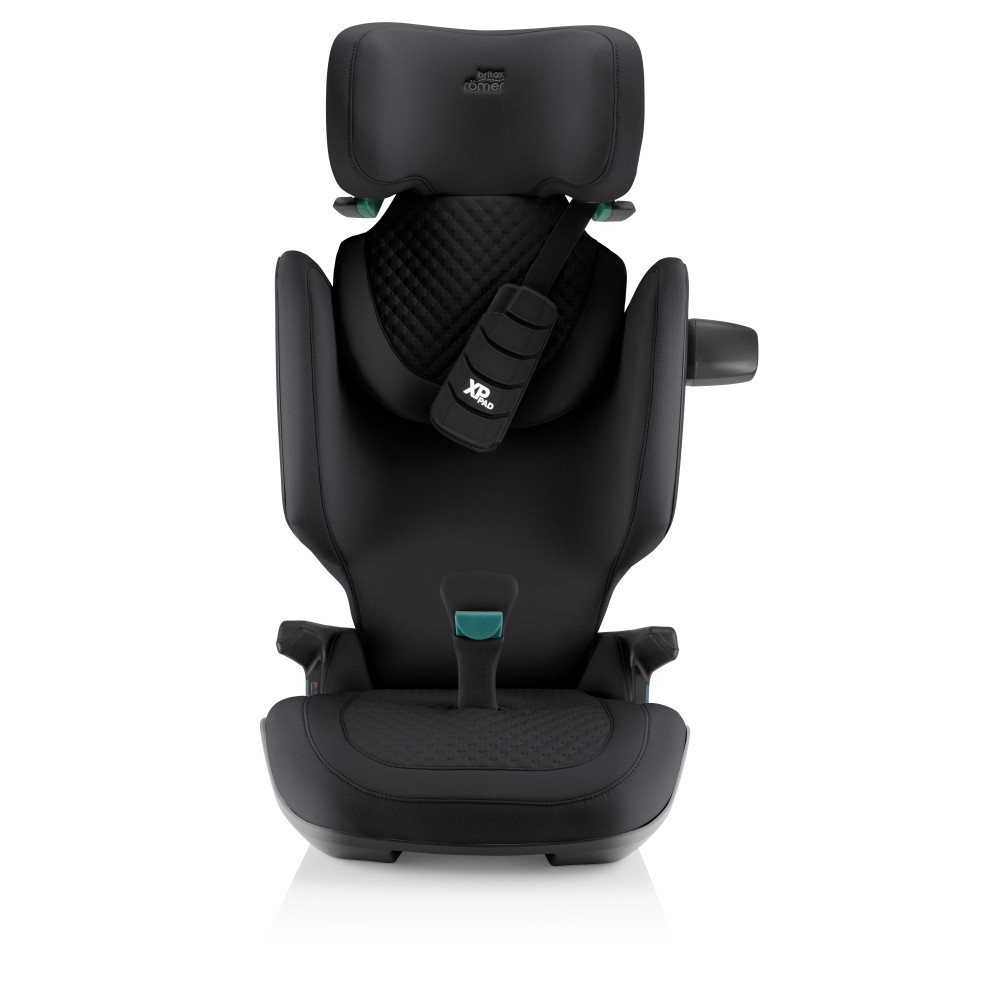 Britax Romer Kidfix Pro - автокресло для детей (от 3.5 до 12 лет / 100 - 150 см), накладка на ремень, дополнительная боковая защита, система SecureGuard • LUX Onyx Black