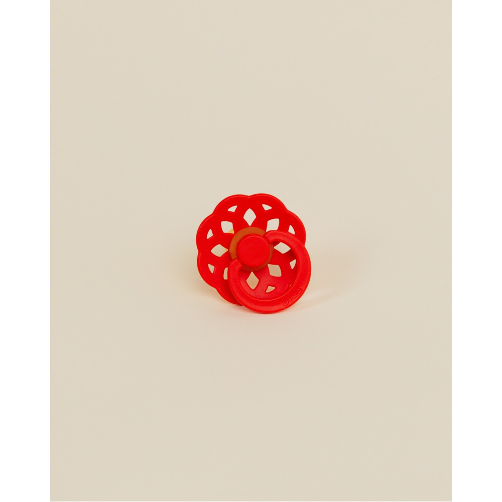 Пустушка BIBS Boheme Latex Size 2 (від 6 до 18 місяців) Candy Apple
