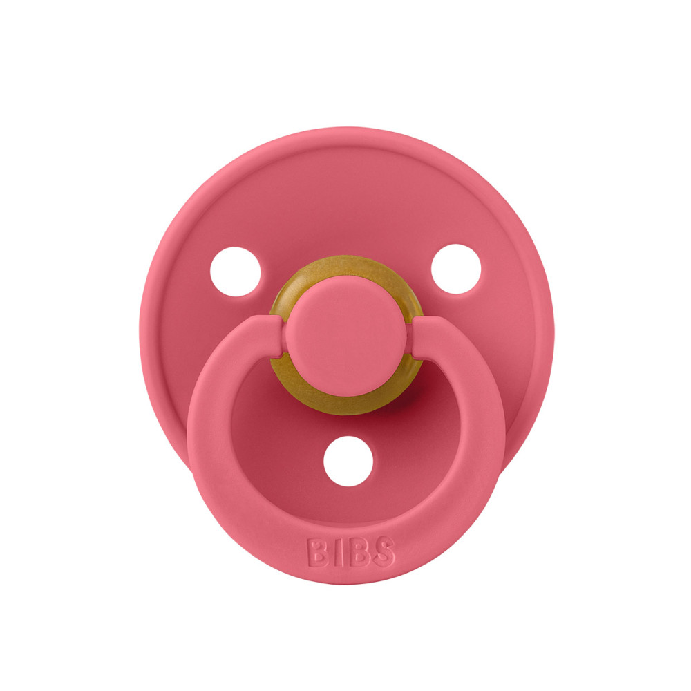 Пустушка BIBS Colour Latex Size 1 (0-6 м) Coral