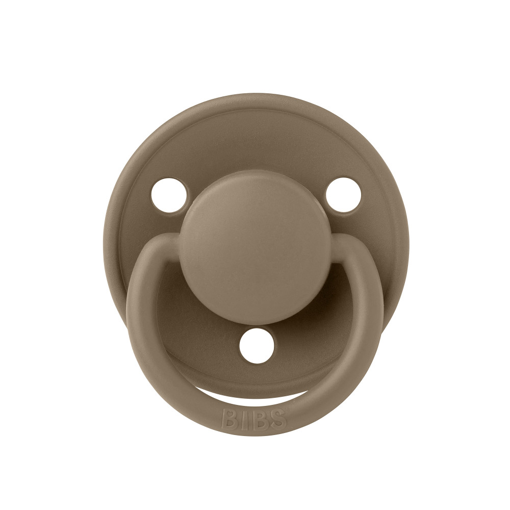 Пустушка BIBS De Lux Silicone Onesize Dark Oak