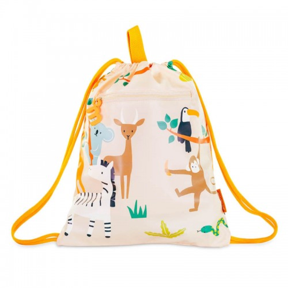 Miniland Kiddie Fantasy - рюкзак-сумка для игрушек или сменной обуви • Jungle