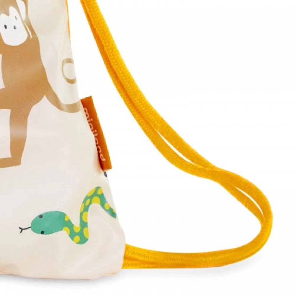 Miniland Kiddie Fantasy - рюкзак-сумка для игрушек или сменной обуви • Jungle