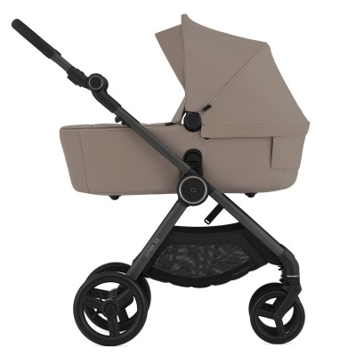 Anex iQ Basic - дитяча коляска: візок з люлькою, прогулянкове сидіння, легка та компактна прогулянка, 2 комплекти коліс [NT нова трансформація] • Linen