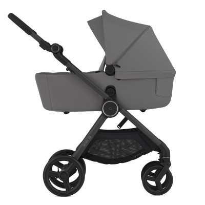 Anex iQ Basic - дитяча коляска: візок з люлькою, прогулянкове сидіння, легка та компактна прогулянка, 2 комплекти коліс [NT нова трансформація] • Luna