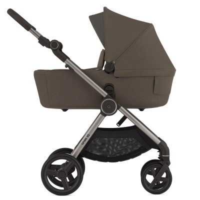 Anex iQ Premium - дитяча коляска: візок з люлькою, прогулянкове сидіння, легка та компактна прогулянка, 2 комплекти коліс • Bruna