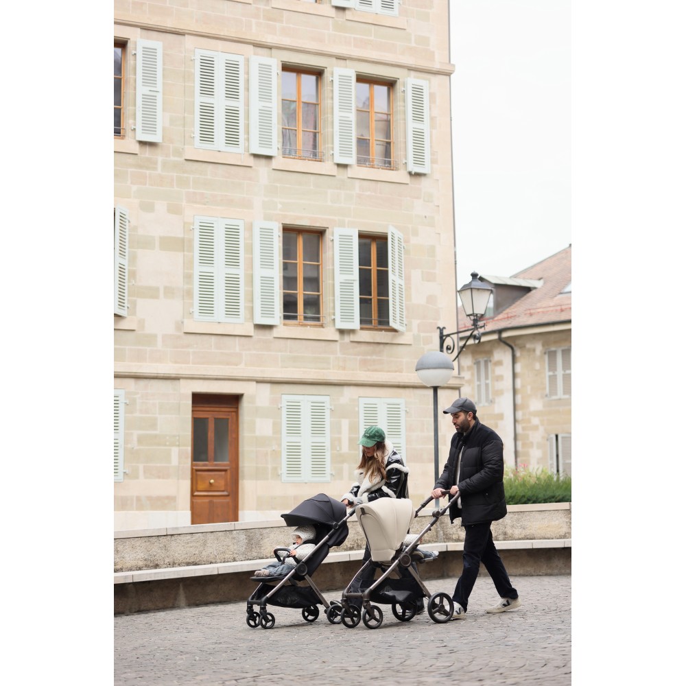 Anex iQ Premium - дитяча коляска: візок з люлькою, прогулянкове сидіння, легка та компактна прогулянка, 2 комплекти коліс • Darke