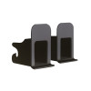 Carrello Vega Lite CRL-13808 - розкладне автокрісло для немовля i-Size, автолюлька (0 - 15 місяців / 40 - 87 см) • Absolute Black