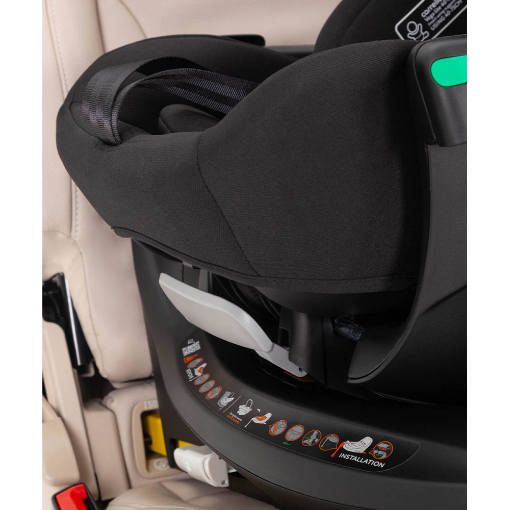 Carrello Vega Lite CRL-13808/2 - розкладне автокрісло для немовля з базою, автолюлька (0 - 15 місяців / 40 - 87 см), кріплення ISOFIX з упором у підлогу • Absolute Black Carrello Vega Lite CRL-13808/2 - розкладне автокрісло для немовля з базою, автолюлька (0 - 15 місяців / 40 - 87 см), кріплення ISOFIX з упором у підлогу • Absolute Black