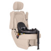 Carrello Vega Lite CRL-13808/2 - розкладне автокрісло для немовля з базою, автолюлька (0 - 15 місяців / 40 - 87 см), кріплення ISOFIX з упором у підлогу • Absolute Black