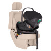 Carrello Vega Lite CRL-13808/2 - розкладне автокрісло для немовля з базою, автолюлька (0 - 15 місяців / 40 - 87 см), кріплення ISOFIX з упором у підлогу • Absolute Black