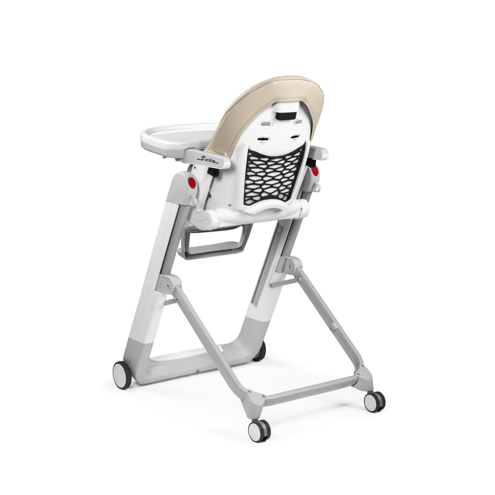 Peg Perego Siesta Follow Me - стілець для годування, шезлонг для новонароджених (регулювання по висоті, нахил спинки), чохол з екошкіри, 4 колеса, компактне складання • Astral Peg Perego Siesta Follow Me - стілець для годування, шезлонг для новонароджених (регулювання по висоті, нахил спинки), чохол з екошкіри, 4 колеса, компактне складання • Astral