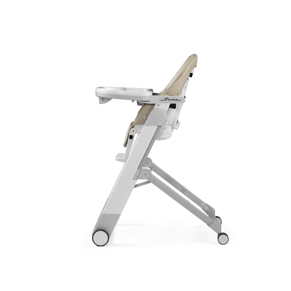 Peg Perego Siesta Follow Me - стілець для годування, шезлонг для новонароджених (регулювання по висоті, нахил спинки), чохол з екошкіри, 4 колеса, компактне складання • Astral Peg Perego Siesta Follow Me - стілець для годування, шезлонг для новонароджених (регулювання по висоті, нахил спинки), чохол з екошкіри, 4 колеса, компактне складання • Astral