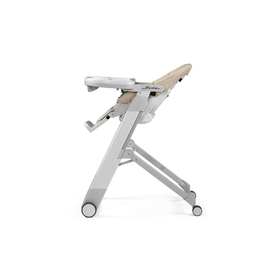 Peg Perego Siesta Follow Me - стілець для годування, шезлонг для новонароджених (регулювання по висоті, нахил спинки), чохол з екошкіри, 4 колеса, компактне складання • Astral Peg Perego Siesta Follow Me - стілець для годування, шезлонг для новонароджених (регулювання по висоті, нахил спинки), чохол з екошкіри, 4 колеса, компактне складання • Astral