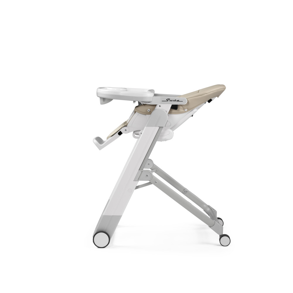 Peg Perego Siesta Follow Me - стілець для годування, шезлонг для новонароджених (регулювання по висоті, нахил спинки), чохол з екошкіри, 4 колеса, компактне складання • Astral Peg Perego Siesta Follow Me - стілець для годування, шезлонг для новонароджених (регулювання по висоті, нахил спинки), чохол з екошкіри, 4 колеса, компактне складання • Astral