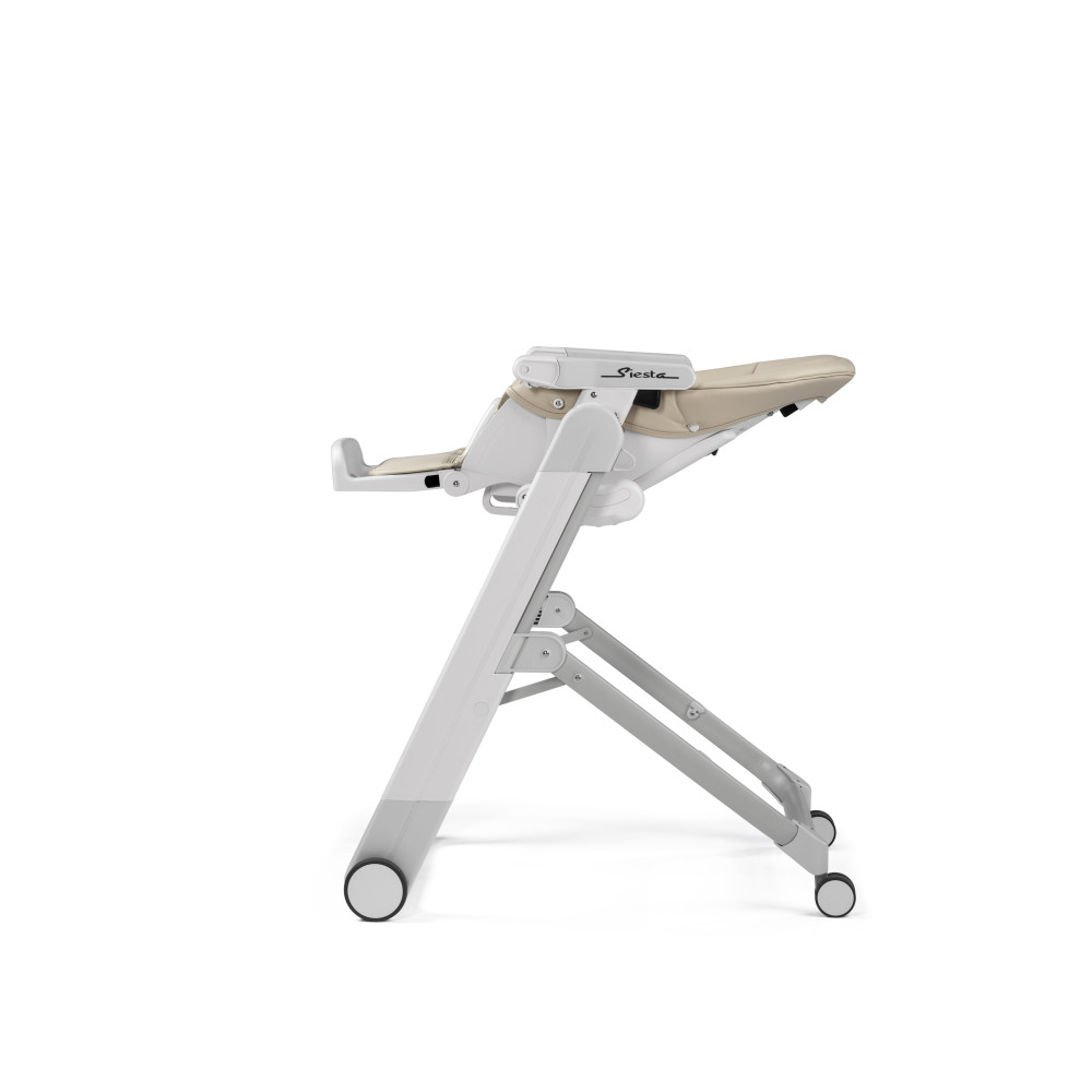 Peg Perego Siesta Follow Me - стілець для годування, шезлонг для новонароджених (регулювання по висоті, нахил спинки), чохол з екошкіри, 4 колеса, компактне складання • Astral Peg Perego Siesta Follow Me - стілець для годування, шезлонг для новонароджених (регулювання по висоті, нахил спинки), чохол з екошкіри, 4 колеса, компактне складання • Astral