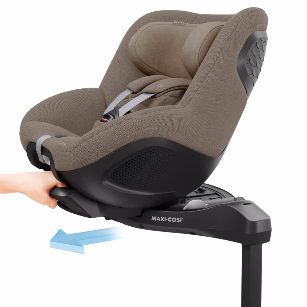 Maxi-Cosi Mica 360 Pro i-Size - автокресло для детей (от 0 до 4 лет / 40 - 105 см), крепление ISOFIX, поворотное 360, выдвижное • Authentic Truffle Maxi-Cosi Mica 360 Pro i-Size - автокресло для детей (от 0 до 4 лет / 40 - 105 см), крепление ISOFIX, поворотное 360, выдвижное • Authentic Truffle