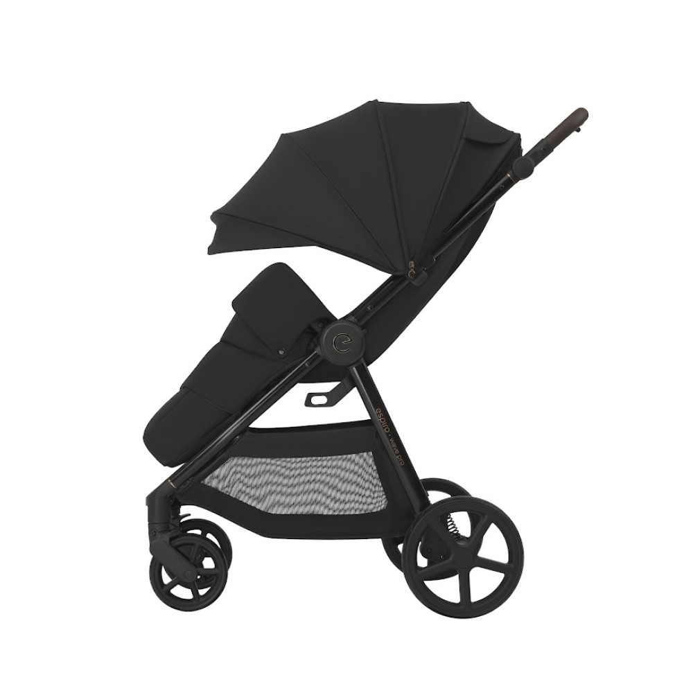 Espiro Wave Pro 2025 - прогулянкова коляска, всесезонний візок з великими колесами • Pink Melody Espiro Wave Pro 2025 - прогулянкова коляска, всесезонний візок з великими колесами • Pink Melody