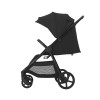Espiro Wave Pro 2025 - прогулянкова коляска, всесезонний візок з великими колесами • Classic Black