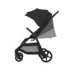Espiro Wave Pro 2025 - прогулянкова коляска, всесезонний візок з великими колесами • Classic Black