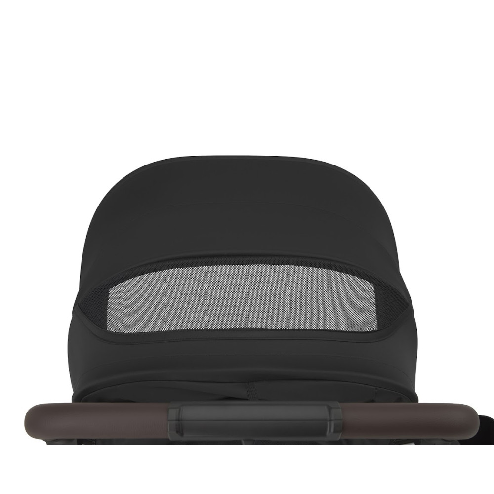 Espiro Wave Pro 2025 - прогулянкова коляска, всесезонний візок з великими колесами • Classic Black Espiro Wave Pro 2025 - прогулянкова коляска, всесезонний візок з великими колесами • Classic Black