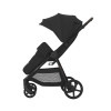 Espiro Wave Pro 2025 - прогулянкова коляска, всесезонний візок з великими колесами • Classic Black