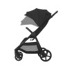 Espiro Wave Pro 2025 - прогулянкова коляска, всесезонний візок з великими колесами • Beige Harmony
