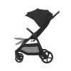 Espiro Wave Pro 2025 - прогулянкова коляска, всесезонний візок з великими колесами • Beige Harmony