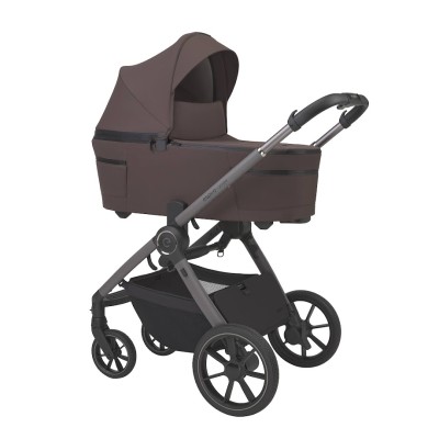 Espiro Yoga - детская коляска 2 в 1, всесезонная коляска, тройная вентиляция люльки, генератор белого шума • 208 Essence of Chocolate