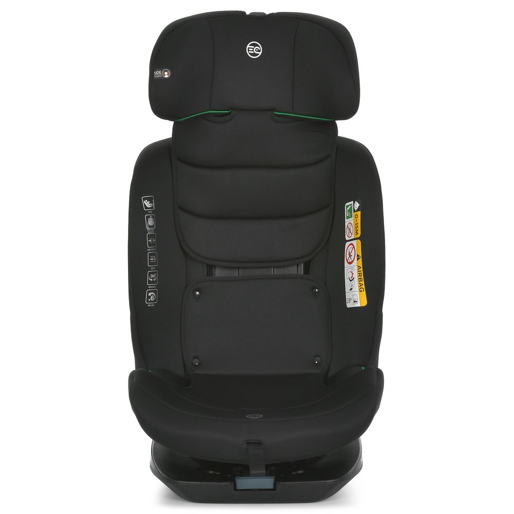 El Camino i-Joy ME 1205 - дитяче автокрісло (0 – 12 років /40 - 150 см /0 – 36 кг) з функцією повороту 360, кріплення ISOFIX та Top Tether (якірний ремінь) • Black