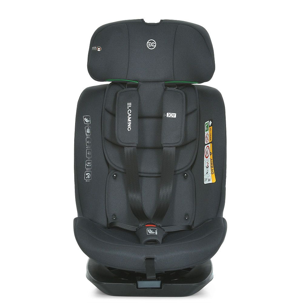 El Camino i-Joy ME 1205 - дитяче автокрісло (0 – 12 років /40 - 150 см /0 – 36 кг) з функцією повороту 360, кріплення ISOFIX та Top Tether (якірний ремінь) • Antracite El Camino i-Joy ME 1205 - дитяче автокрісло (0 – 12 років /40 - 150 см /0 – 36 кг) з функцією повороту 360, кріплення ISOFIX та Top Tether (якірний ремінь) • Antracite