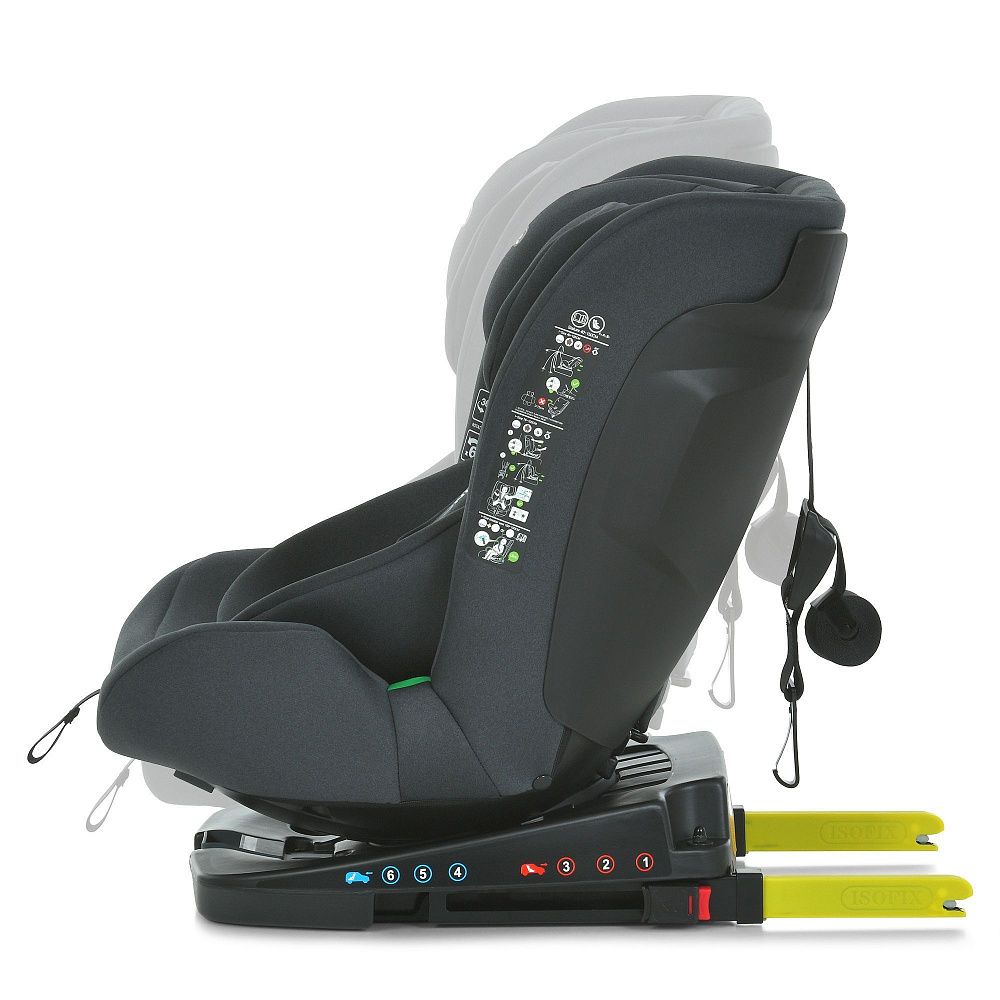 El Camino i-Joy ME 1205 - дитяче автокрісло (0 – 12 років /40 - 150 см /0 – 36 кг) з функцією повороту 360, кріплення ISOFIX та Top Tether (якірний ремінь) • Antracite El Camino i-Joy ME 1205 - дитяче автокрісло (0 – 12 років /40 - 150 см /0 – 36 кг) з функцією повороту 360, кріплення ISOFIX та Top Tether (якірний ремінь) • Antracite